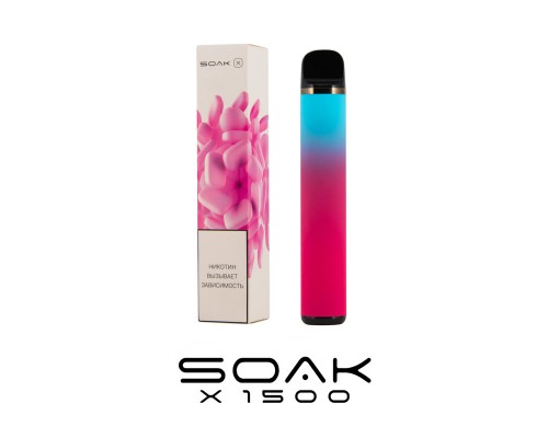 Soak X 1500 тяг - Jasmin Raspberry Tea